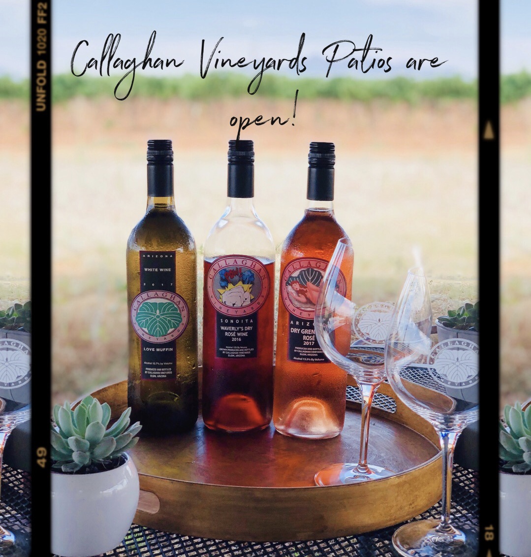 Callaghan Vineyards wine tasting patio Sonoita Arizona